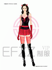 KTV男女服務(wù)員制服設(shè)計(jì)圖455