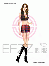 KTV男女服務(wù)員制服設(shè)計(jì)圖468