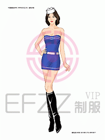 KTV男女服務(wù)員制服設(shè)計(jì)圖466