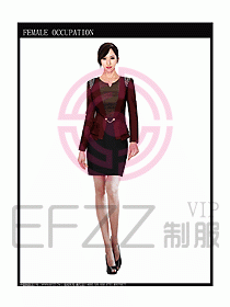 時尚職業女西服設計圖699