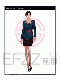 時(shí)尚職業(yè)女西服設(shè)計(jì)圖738