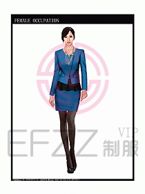 時尚職業女西服設計圖744
