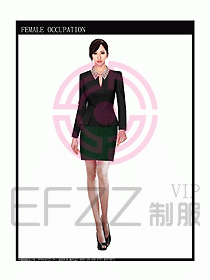 時尚職業女西服設計圖764