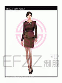時尚職業(yè)女西服設(shè)計圖762