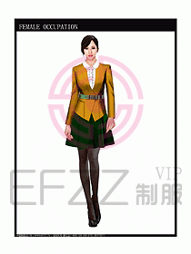 時尚職業女西服設計圖765