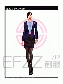 時尚職業(yè)女西服設(shè)計圖784