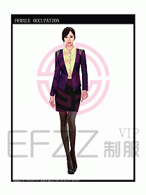 時尚職業女西服設計圖787