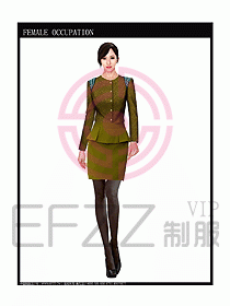 時尚職業女西服設計圖808