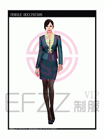 時尚職業女西服設計圖810
