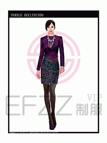 時尚職業女西服設計圖820