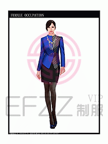 時尚職業(yè)女西服設計圖829