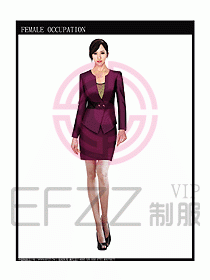 時(shí)尚職業(yè)女西服設(shè)計(jì)圖844