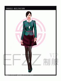 時尚職業(yè)女西服設(shè)計圖853