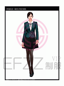 時尚職業(yè)女西服設(shè)計(jì)圖854
