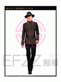 酒店門童制服設計圖719