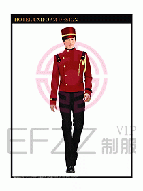 酒店門童制服設計圖734