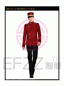 酒店門童制服設(shè)計(jì)圖736