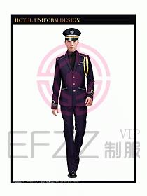 酒店門(mén)童制服設(shè)計(jì)圖741