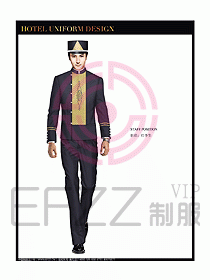 酒店行李生制服設(shè)計圖768