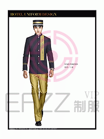 酒店行李生制服設計圖766