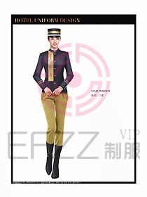 酒店行李生制服設(shè)計圖767