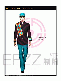 酒店行李生制服設(shè)計(jì)圖785