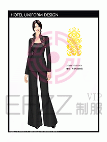 桑拿水療咨客制服設計圖272