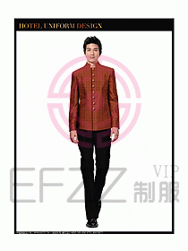 酒店中餐服務(wù)員制服設(shè)計圖1291