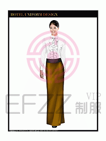 酒店大堂制服設(shè)計(jì)圖542
