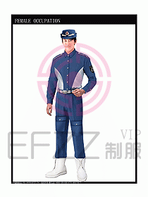 長(zhǎng)袖保安服制服設(shè)計(jì)圖318