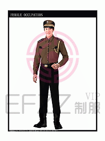 長(zhǎng)袖保安服制服設(shè)計(jì)圖329