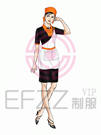 快餐廳制服設(shè)計(jì)圖007