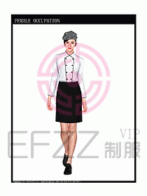 快餐廳制服設計圖047