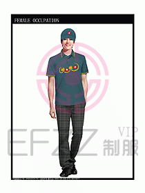 快餐廳制服設計圖056