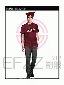 快餐廳制服設計圖066