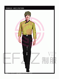 快餐服務生制服設計圖116