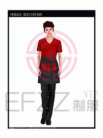 快餐服務生制服設計圖167