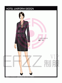 酒店經(jīng)理服裝設(shè)計(jì)圖347