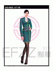 女秋冬職業裝設計圖912