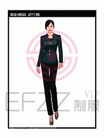 女秋冬職業(yè)裝設(shè)計(jì)圖928