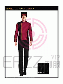 星級(jí)酒店門(mén)童制服設(shè)計(jì)圖804